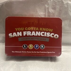 San Francisco Sports Trivia Game - Red